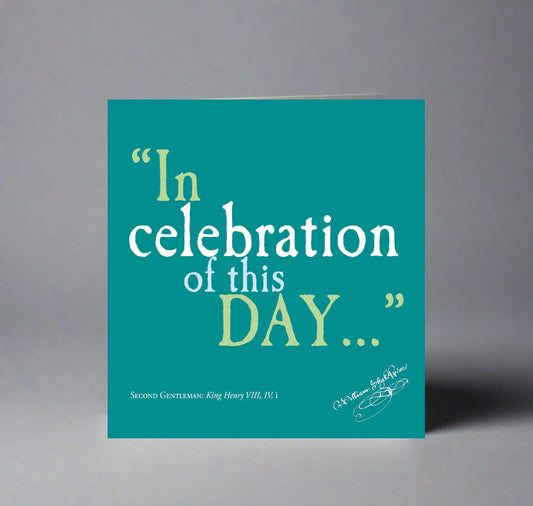 Greeting Card: In Celebration of This Day