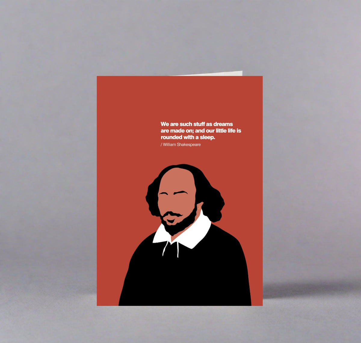 Shakespeare Library Card Greeting Card: William Shakespeare – The RSC shop