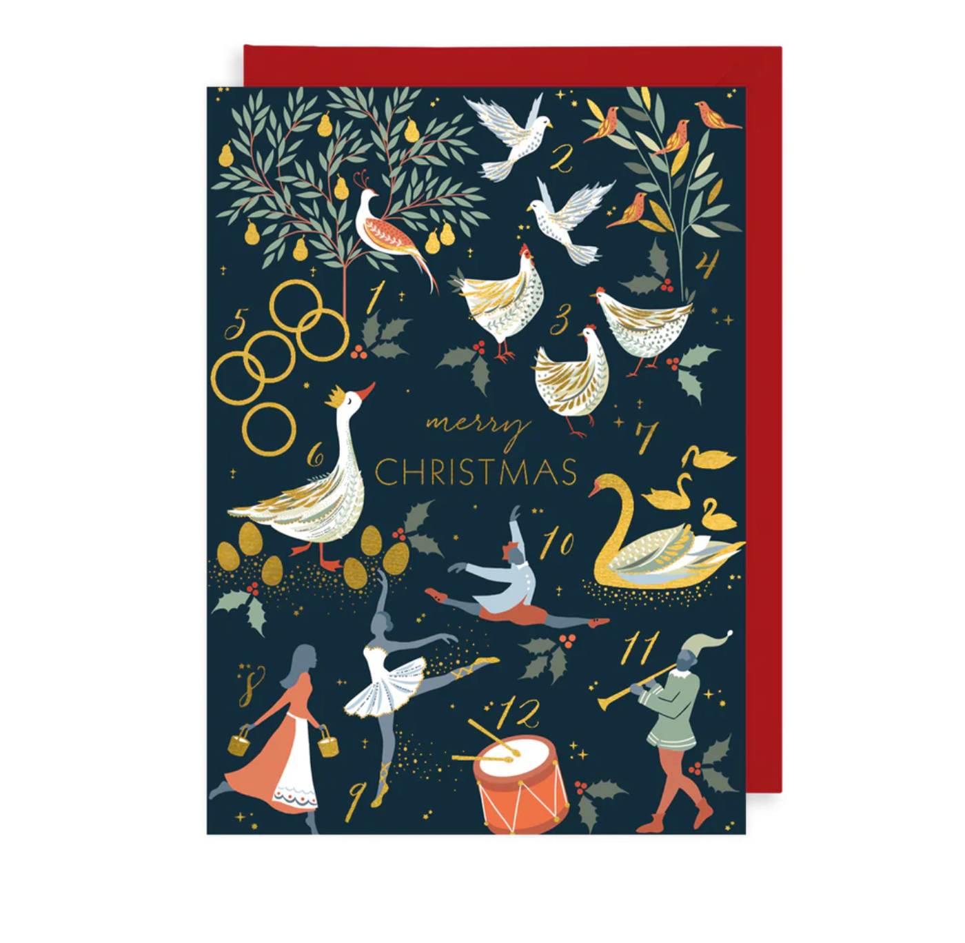 Greeting Card: 12 Days of Christmas