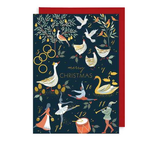 Greeting Card: 12 Days of Christmas
