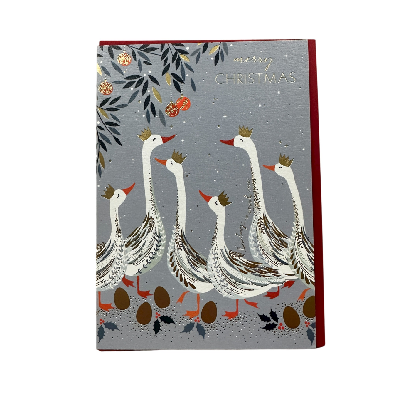 Greeting Card: Christmas Geese