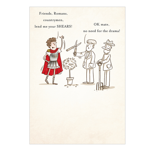 Greeting Card: Friends, Romans, Countrymen (Woodmansterne)