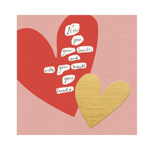 Greeting Card: Now Join Your Hands (Woodmansterne)