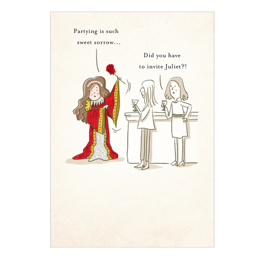 Greeting Card: Partying Is Such Sweet Sorrow (Woodmansterne)