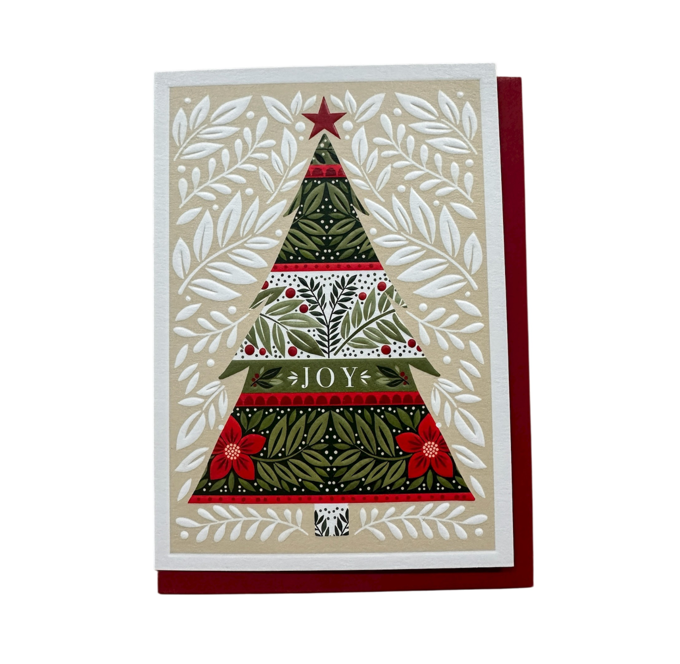 Christmas Card: Patterned Tree