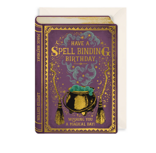 Greeting Card: Spell Binding Birthday