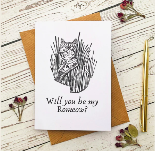 Greeting Card: Will you be my Remeow?
