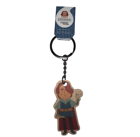 Wooden Keyring: Kalidoskopio Hamlet