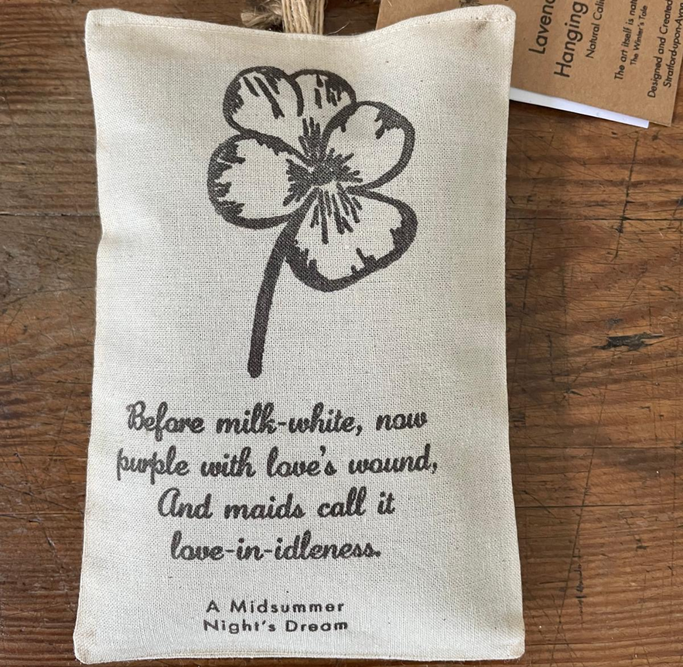 Lavender Hanging Bag: Midsummer - Love-in-idleness