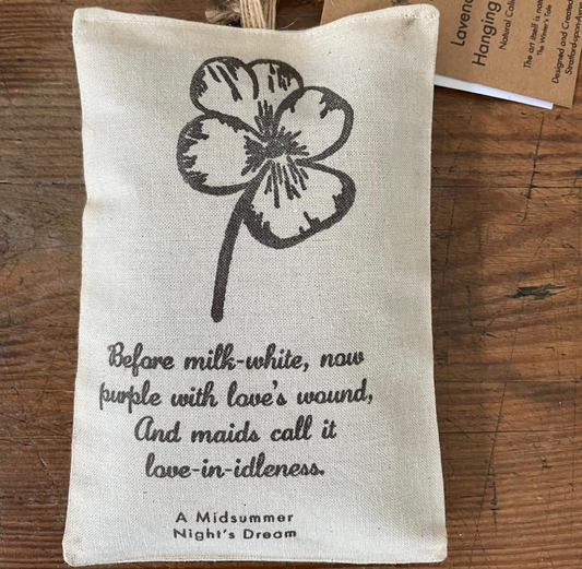 Lavender Hanging Bag: Midsummer - Love-in-idleness