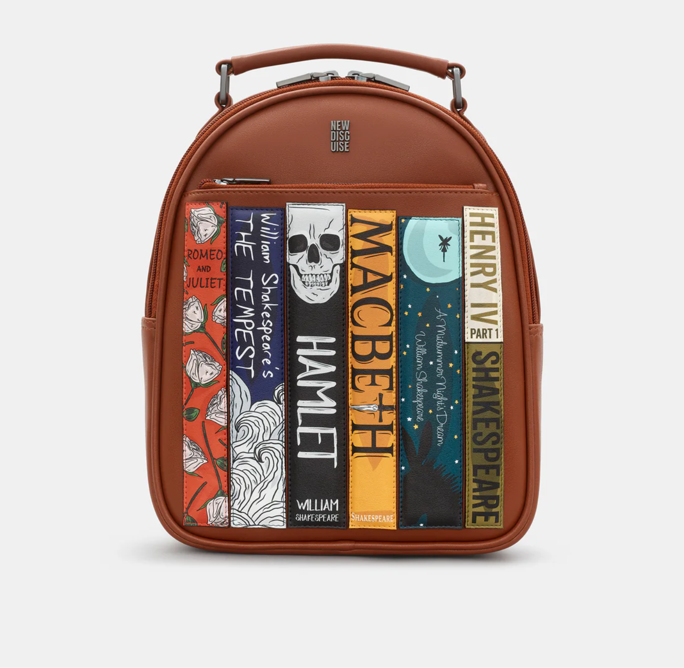 Leather Backpack: Shakespeare Bookworm