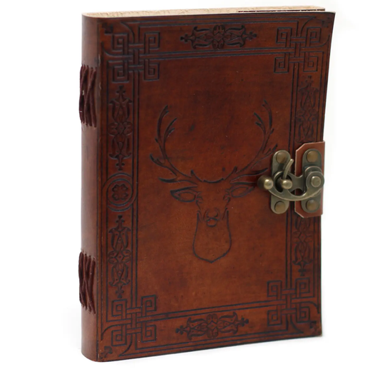 Leather Notebook: Stag