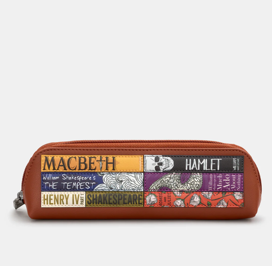 Leather Pencil Case: Shakespeare Bookworm