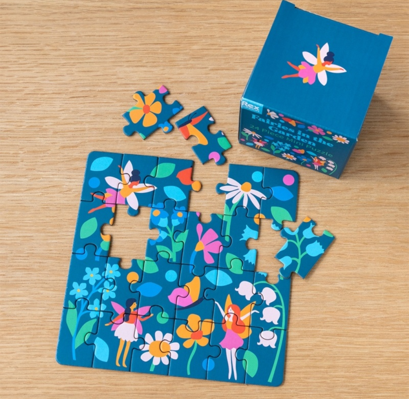 Mini Jigsaw Puzzle - Fairies In The Garden