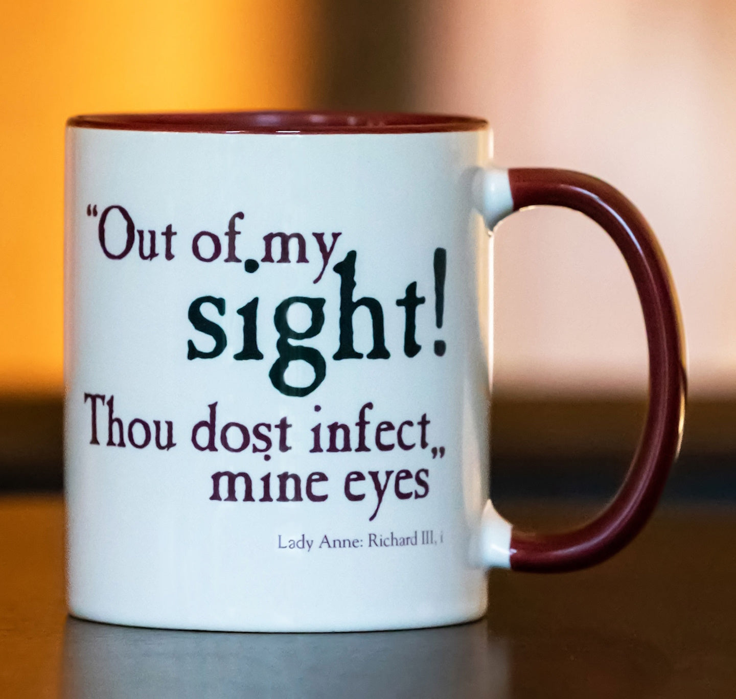 Mug: Out Of My Sight!