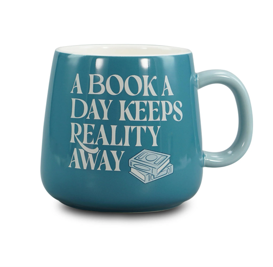 Mug: A Book A Day Keeps Reality Away