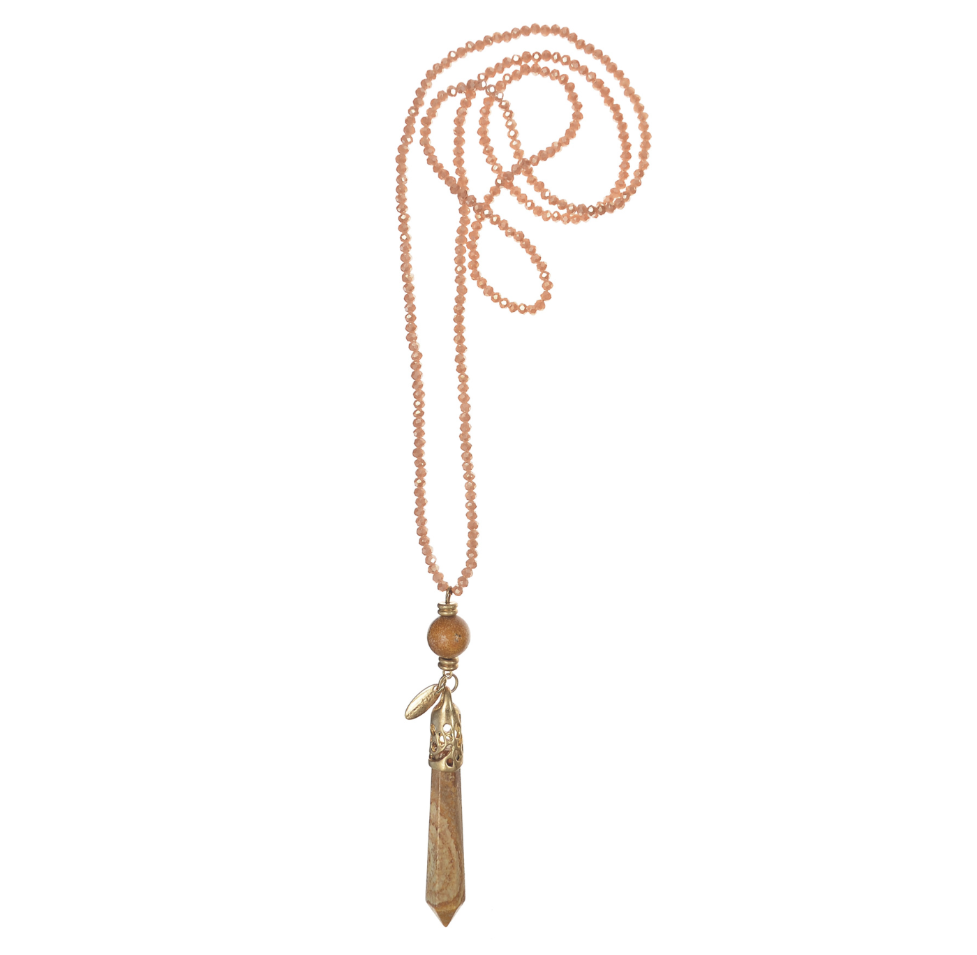 Necklace: Facetted Glass Beads