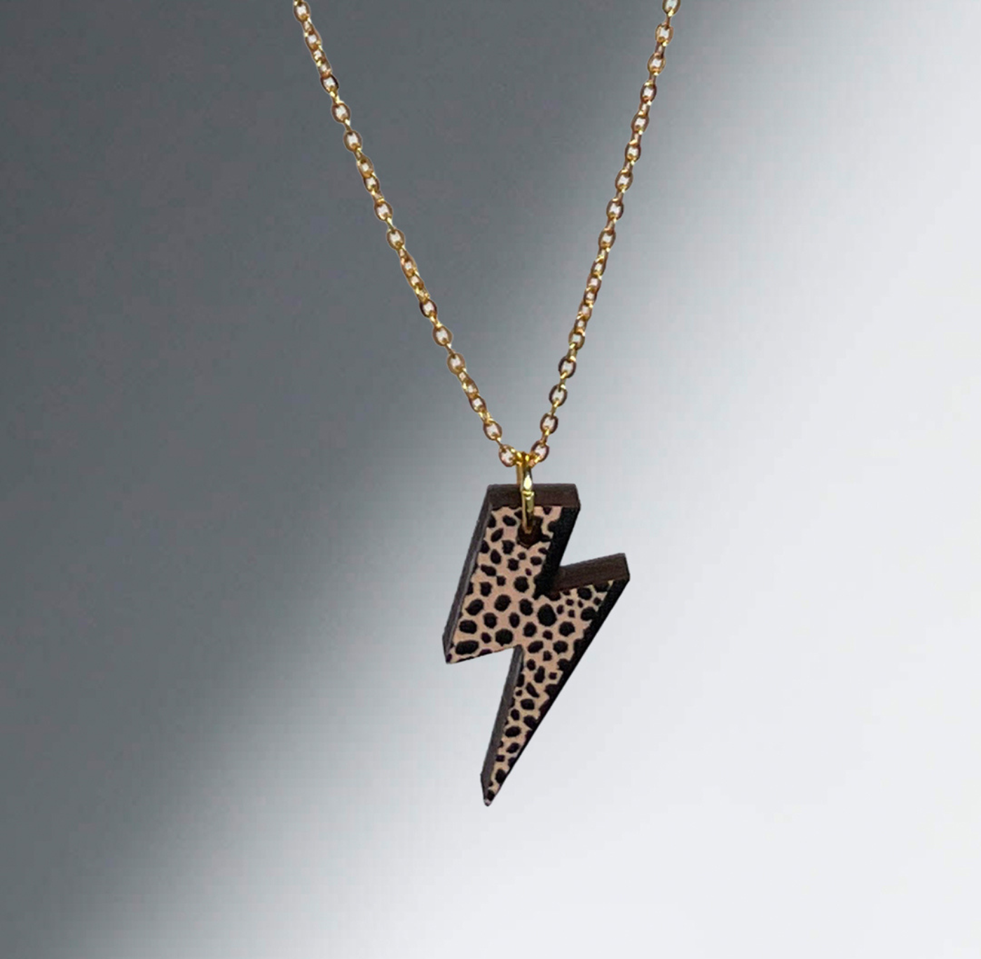 Necklace: Rebel Nude Leopard
