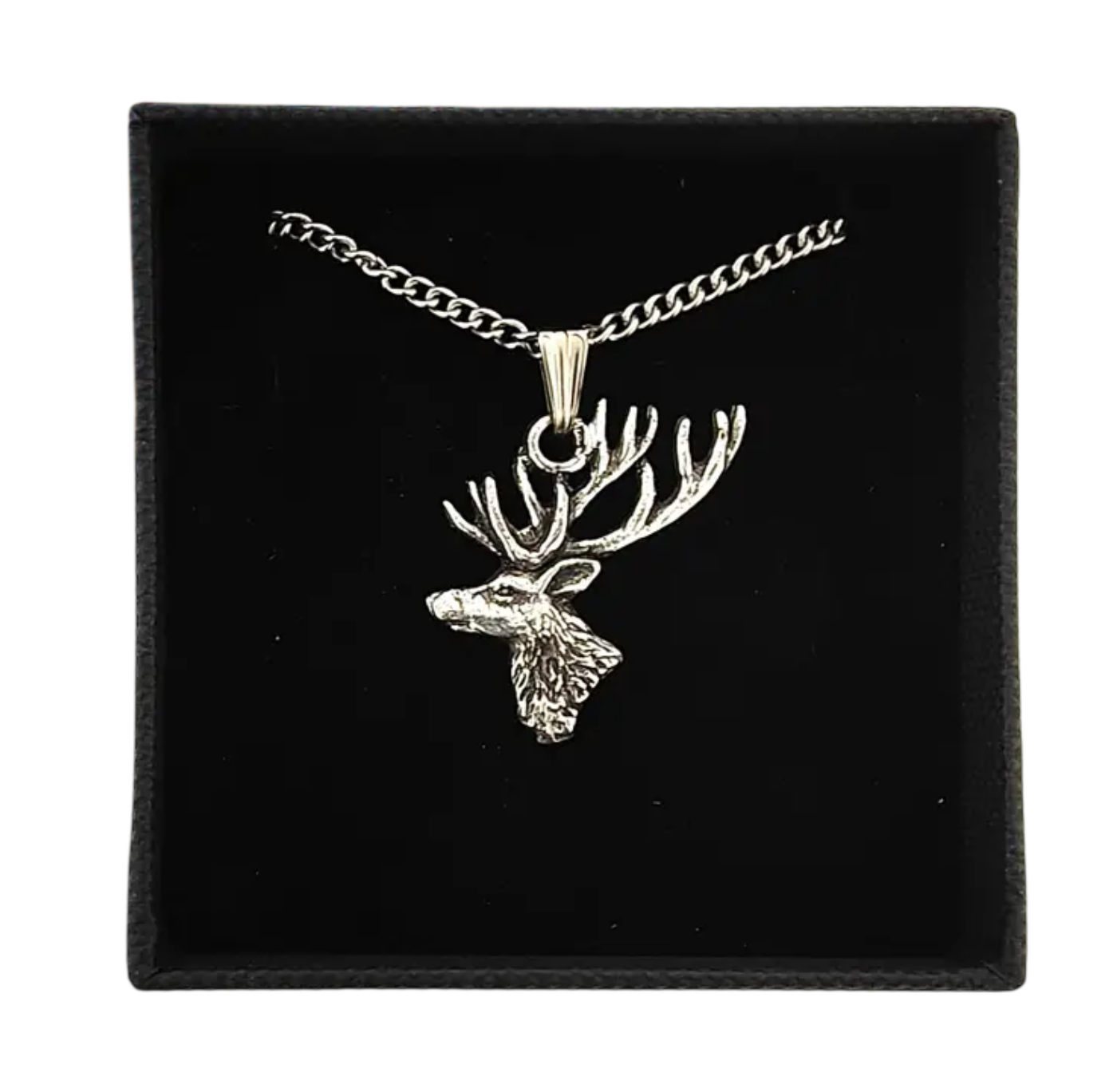 Necklace: Stag Head