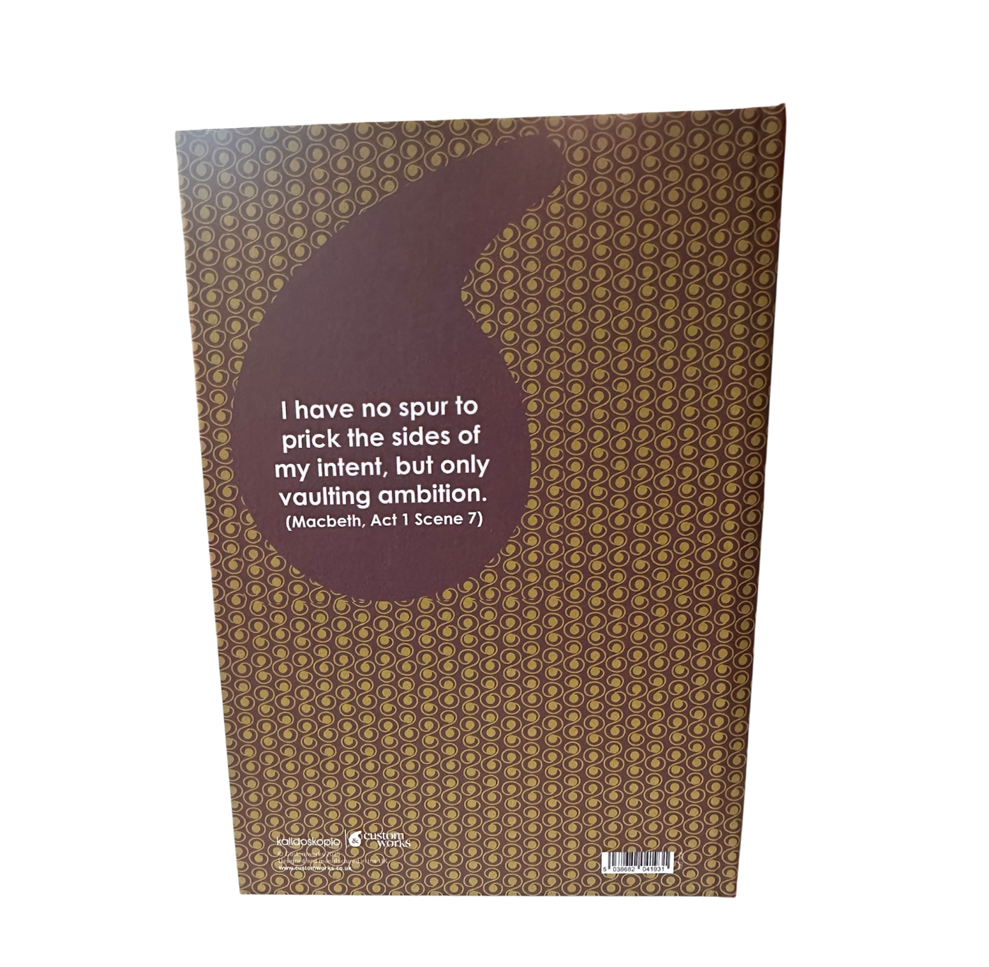 Hardback Journal A5 - Kalidoskopio Macbeth