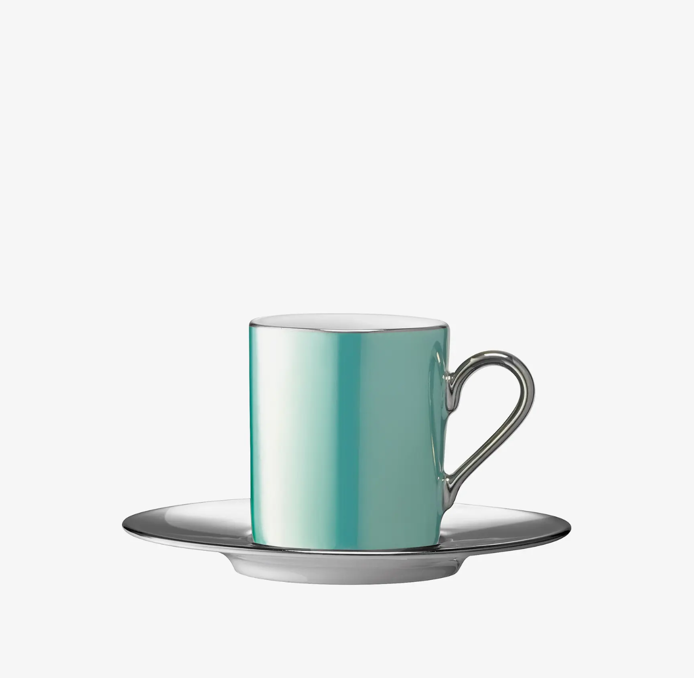 Palazzo Coffee Cup & Saucer: Sea Green