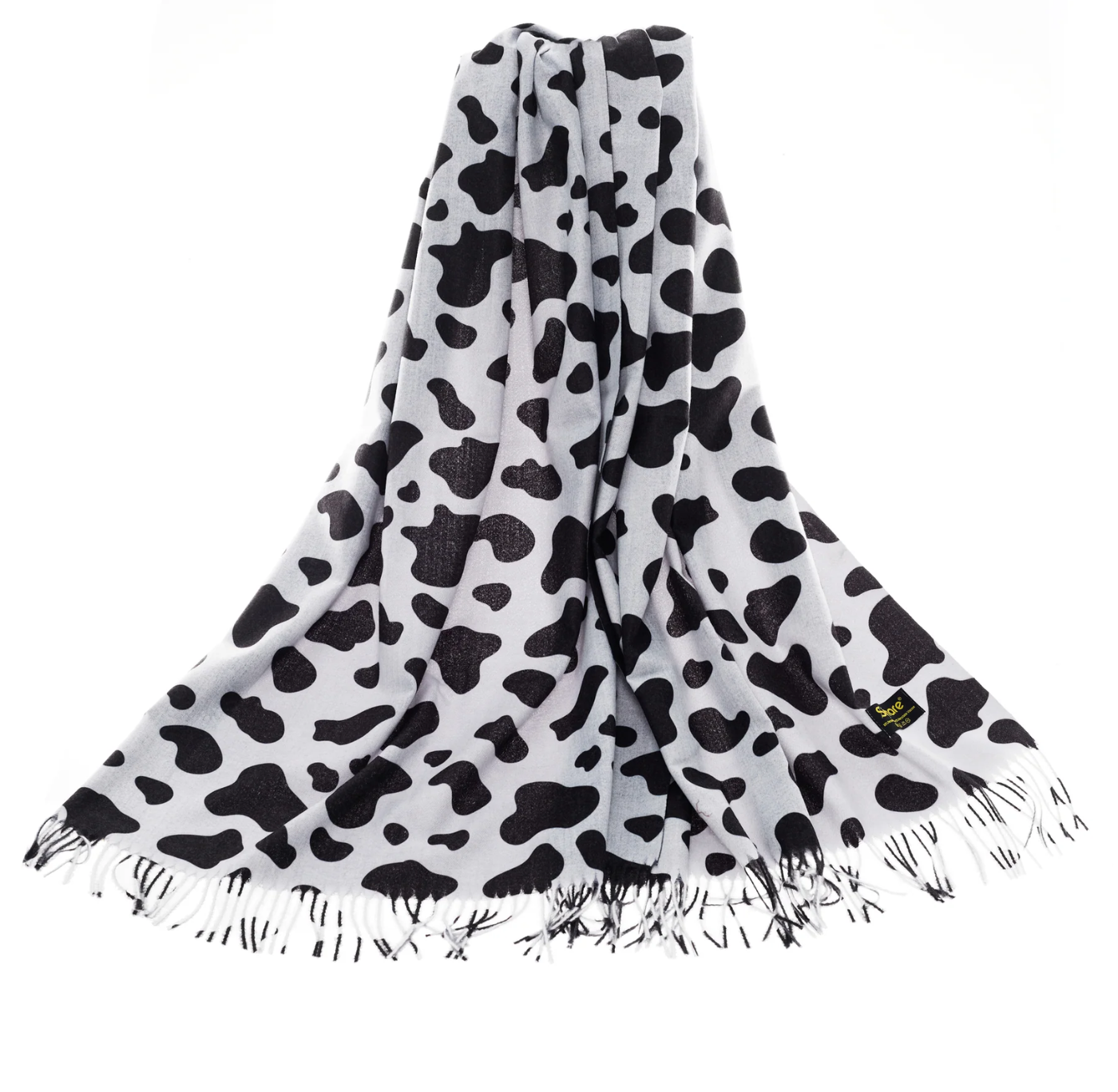 Pashmina Scarf: Cow Print