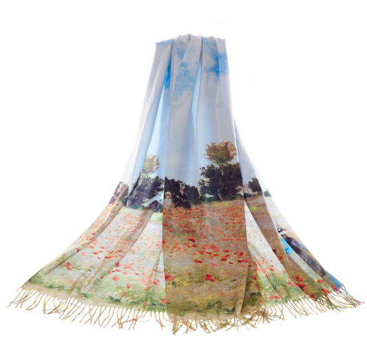 Pashmina Scarf: Poppy Field