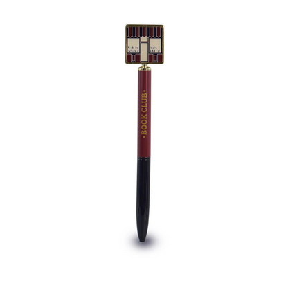 Pen With Topper: Book Club