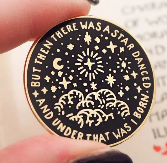 Pin Badge: A Star Danced