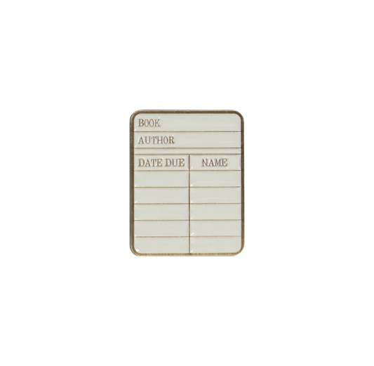 Pin Badge: Library Card