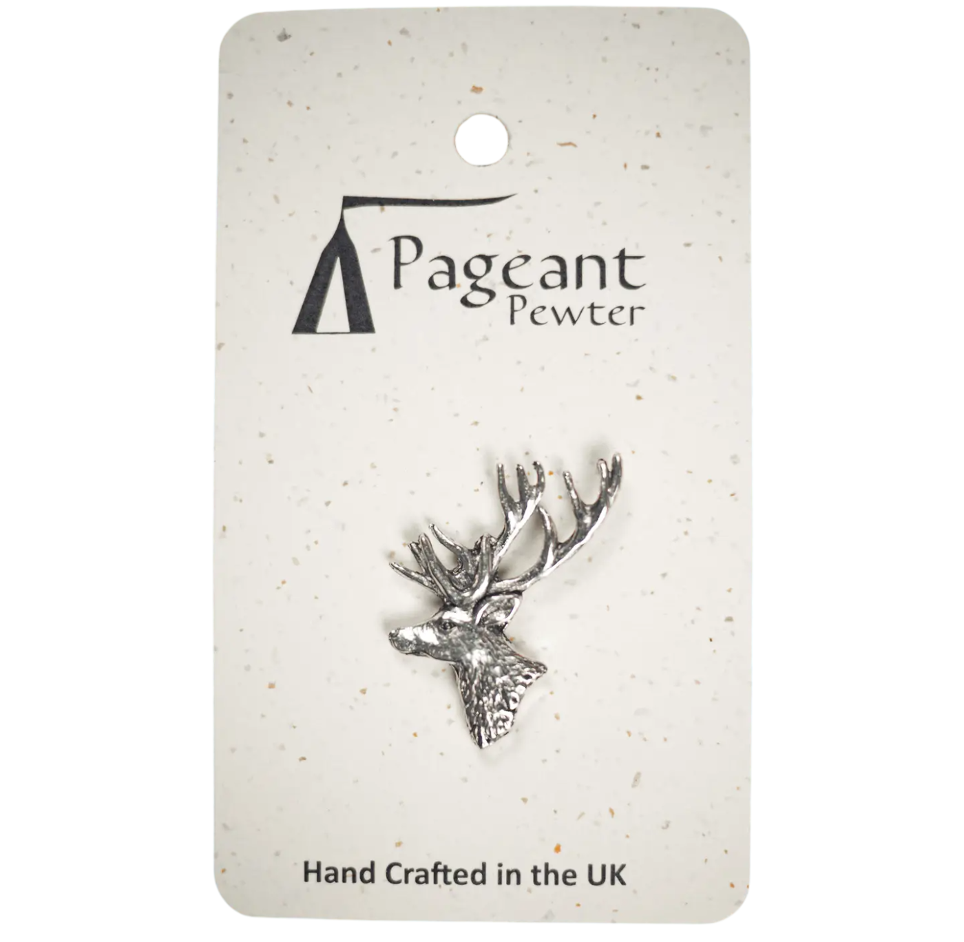 Pin Badge: Stag Head