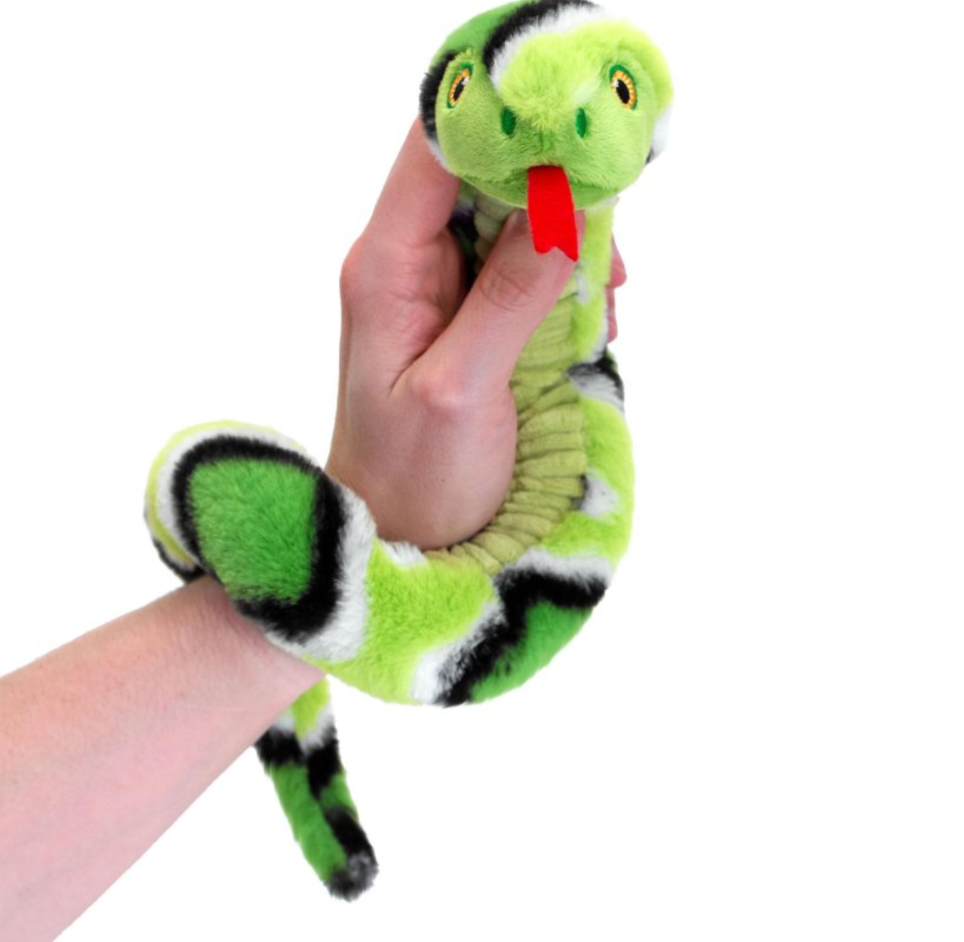 Plush Coiled Snake