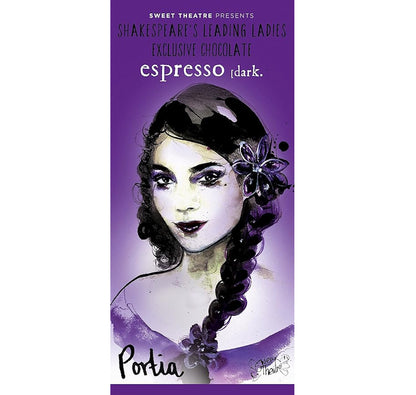 Sweet Theatre: Portia Espresso Dark Chocolate Bar