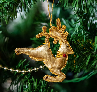 Decoration: Prancing Reindeer