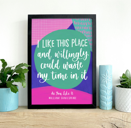 Print: I Like This Place (A5)