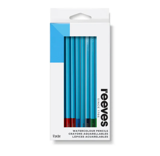 Reeves Watercolour Pencils - 12 Colours