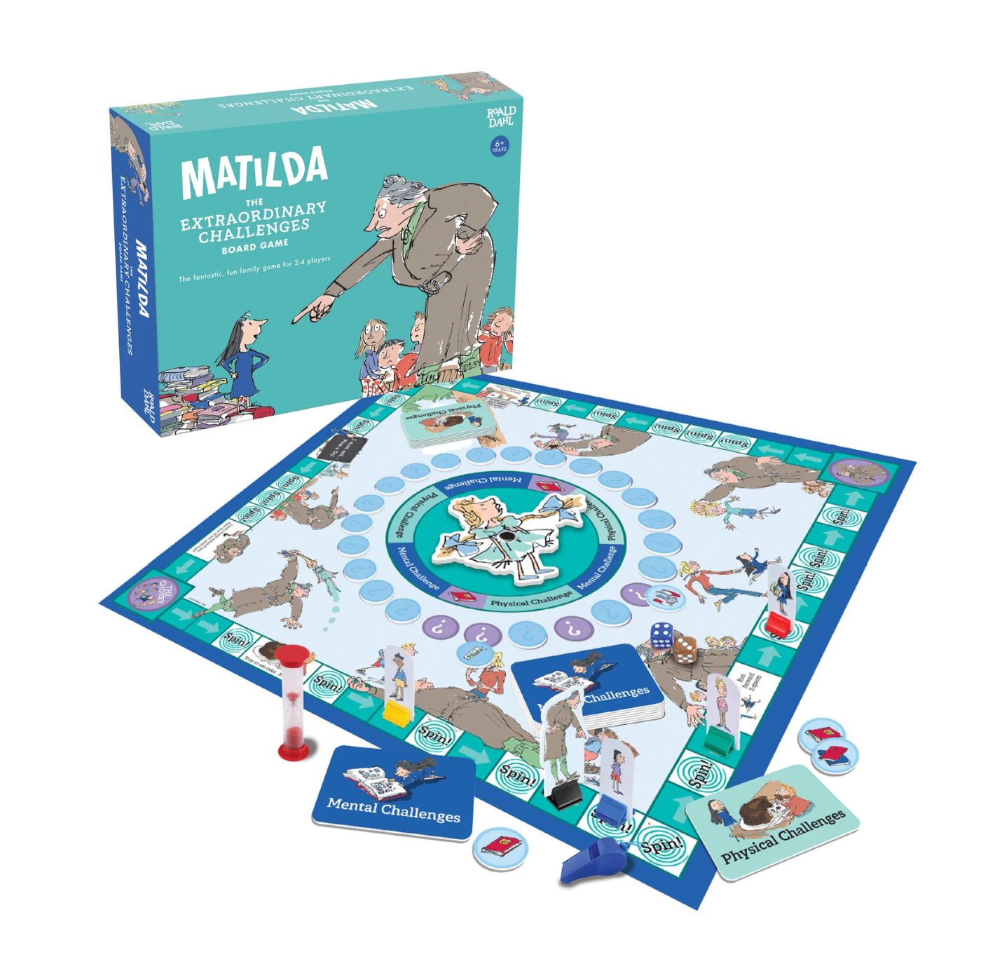 Roald Dahl Matilda The Extraordinary Challenges Board Game