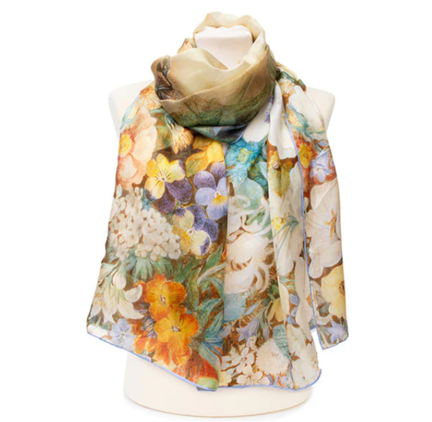 Scarf: Shakespeare Bee & Blooms