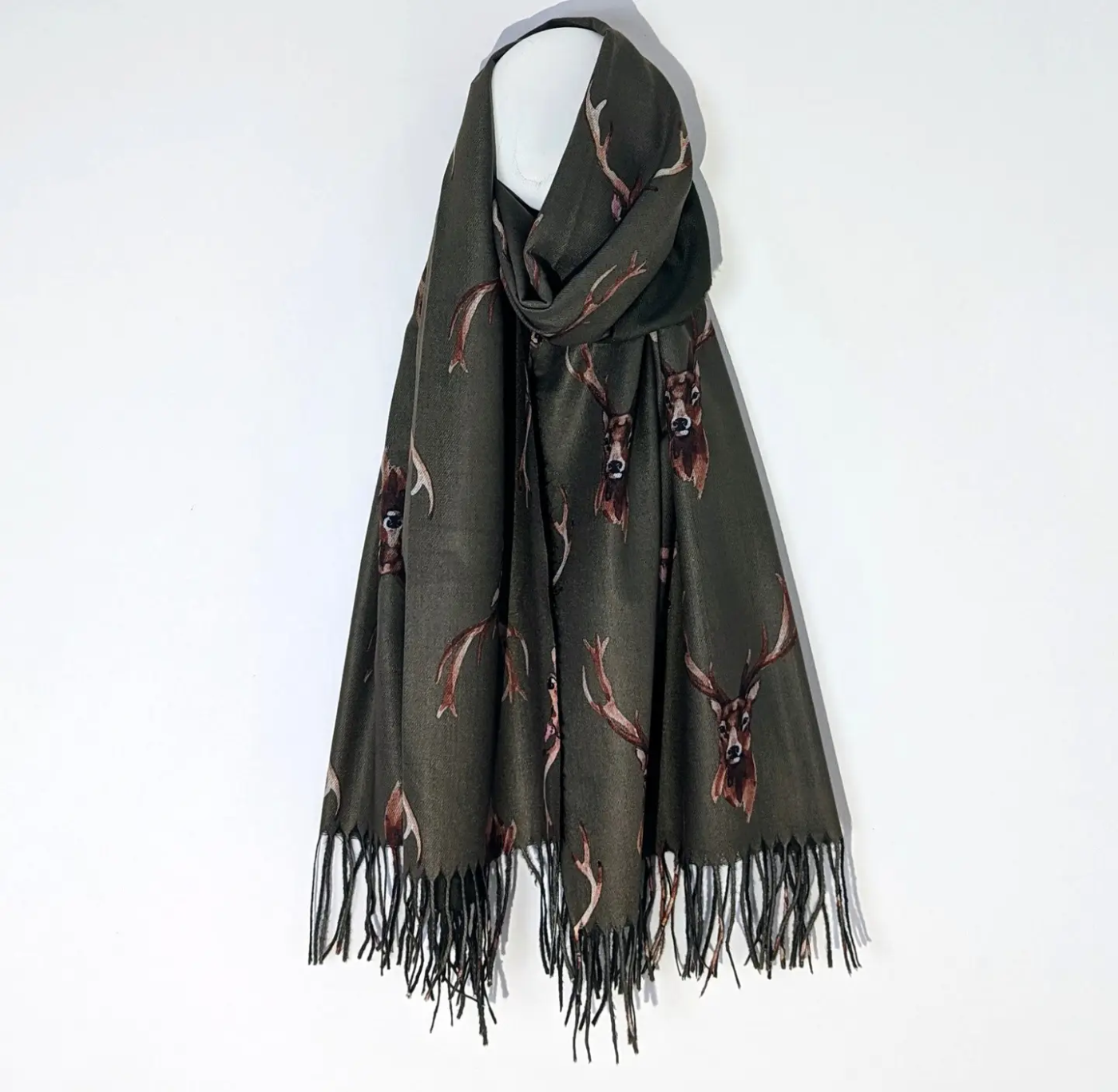 Scarf: Stag Head