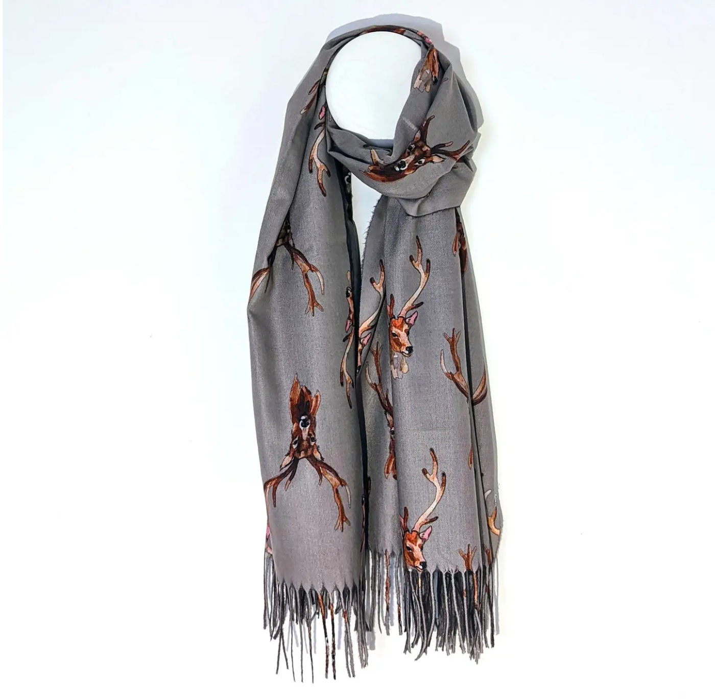 Scarf: Stag Head