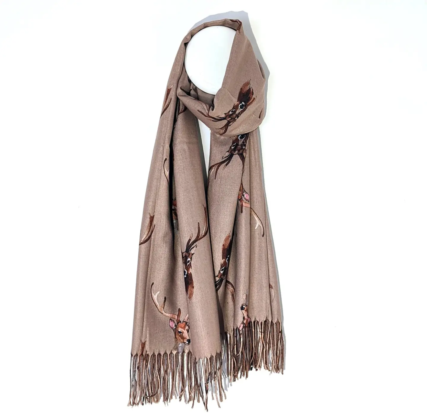Scarf: Stag Head