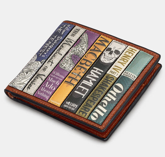Leather Wallet: Shakespeare Bookworm