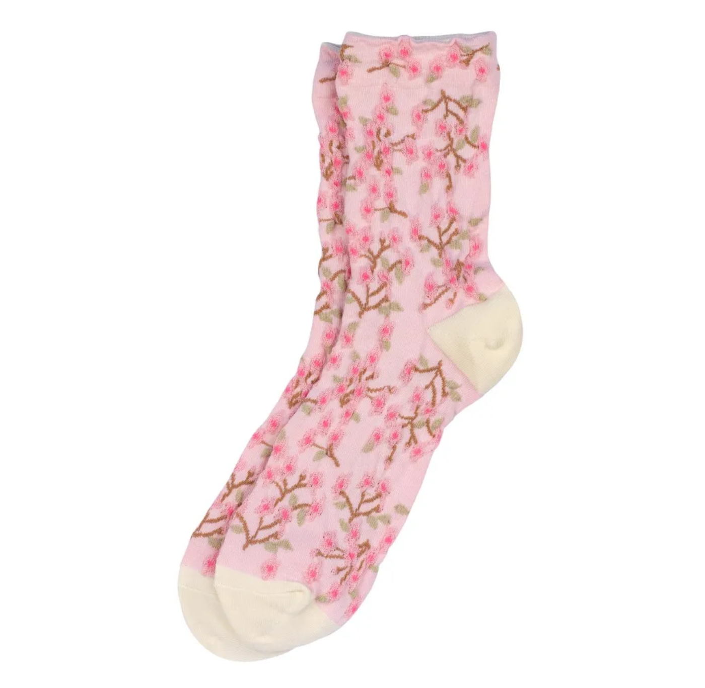 Socks: Pink Cherry Blossom