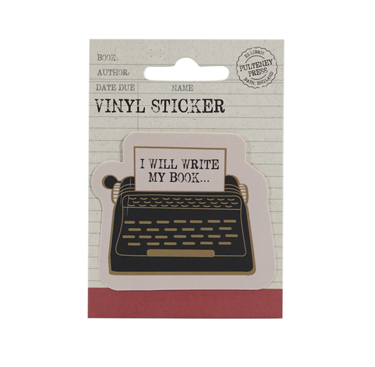 Sticker: I Will Write My Book