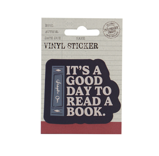Sticker: It's A Good Day To Read A Book