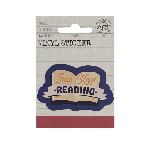 Sticker: Just Keep Reading