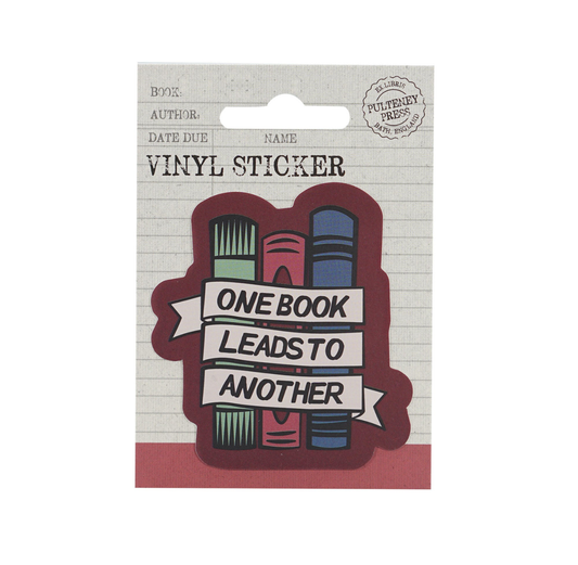 Sticker: One Book Leads To Another