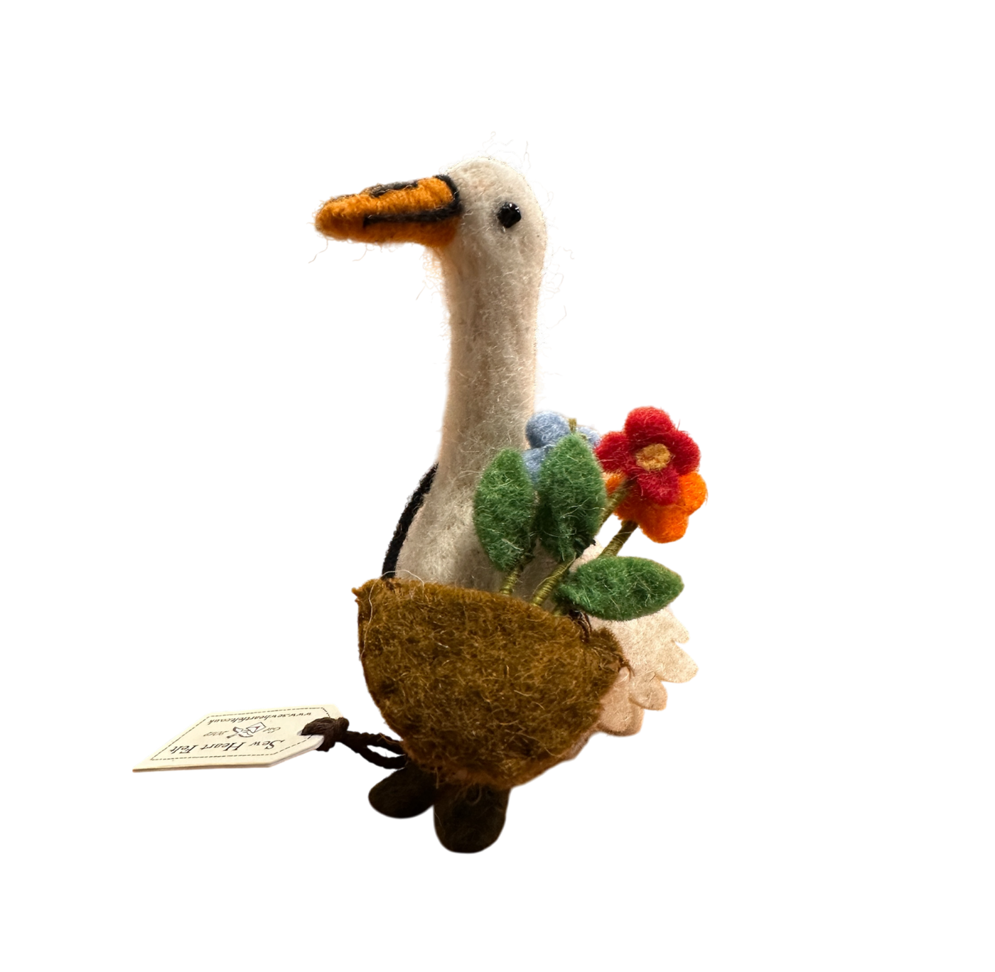Swan With Flowers
