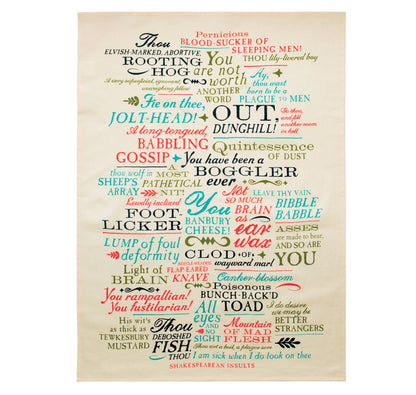 Tea Towel: Shakespearean Insults