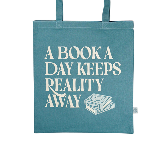 Tote Bag: A Book A Day Keeps Reality Away